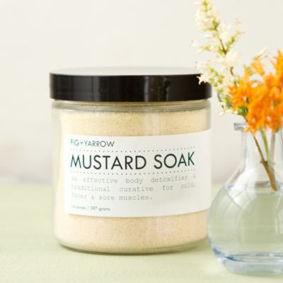 Fig+Yarrow Mustard Soak