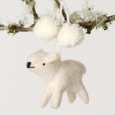 Felt Sheep Ornament