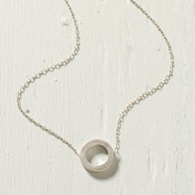 Concrete Ring Necklace 