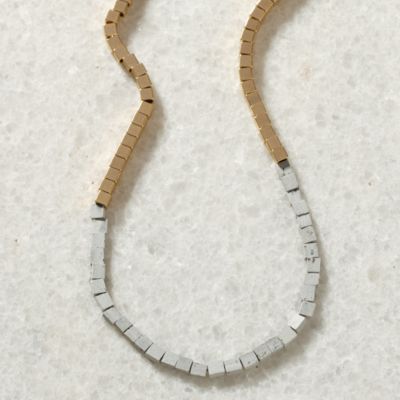 Stacked Cement Necklace