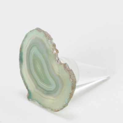 Grass Geode Bottle Stopper 