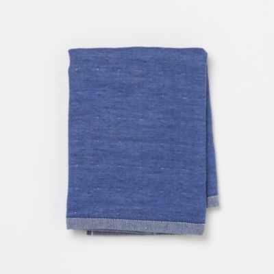 Split-Shade Chambray Washcloth 