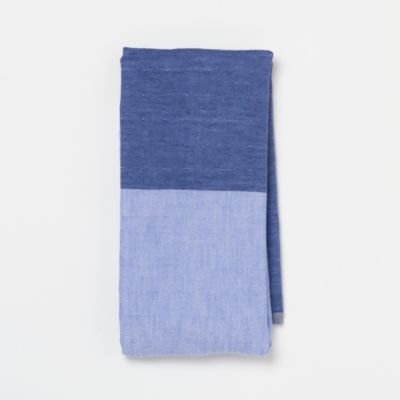 Split-Shade Chambray Hand Towel 