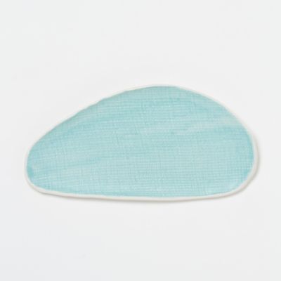 Pressed Burlap Platter, Oblong