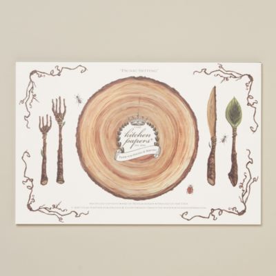 Picnic Setting Paper Placemat Pad in House + Home Table Linens at Terrain