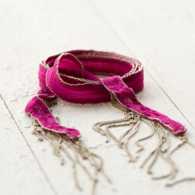 Silk Road Bracelet, Fuchsia