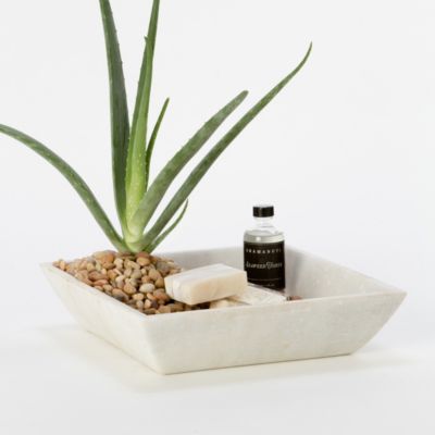 Square Chiseled Tray