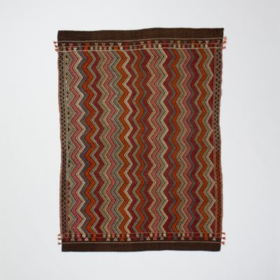 Balikesir Nomad Kilim Rug, Zigzag 
