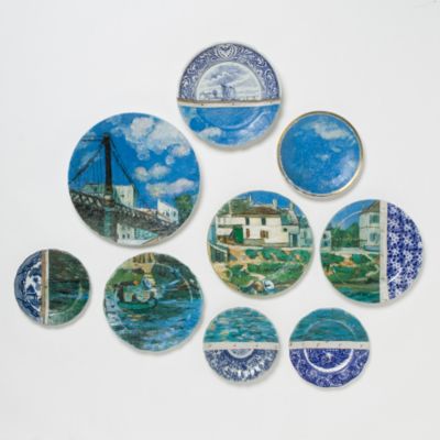 Apres-Sisley Plate Decoupage