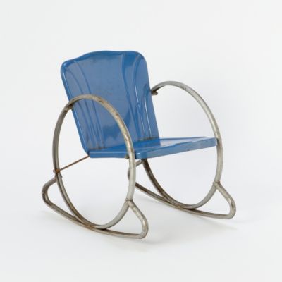 Metal Child’s Rocking Chair