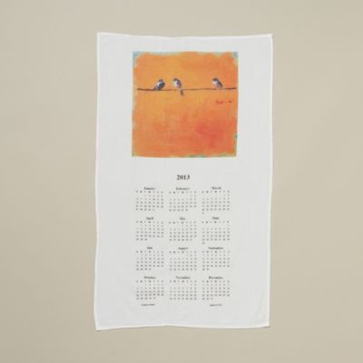 Songbird Tea Towel Calendar