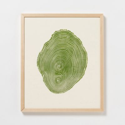 Moss Woodcut Print