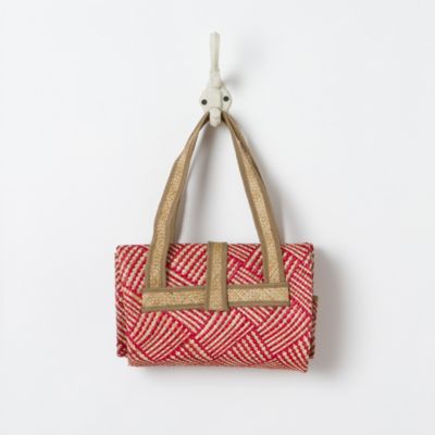 Woven Beach Mat, Red