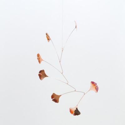 Copper Gingko Mobile