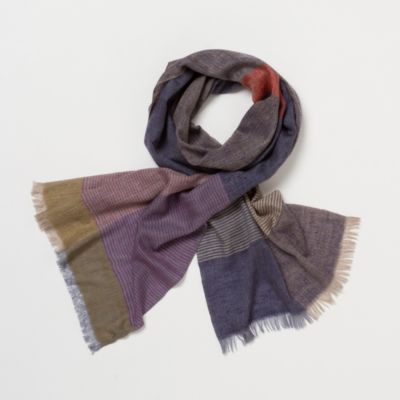 Ladakh Scarf, Blueberry