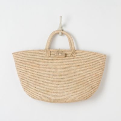 Carved Button Tote