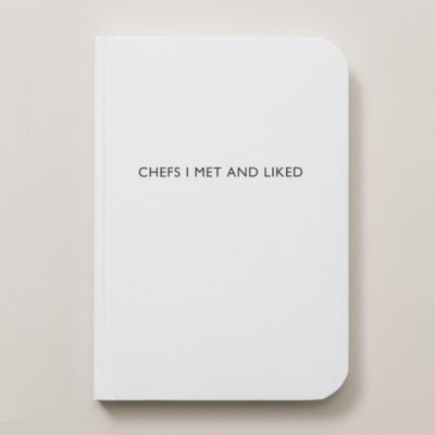 Chefs I Met and Liked Notebook