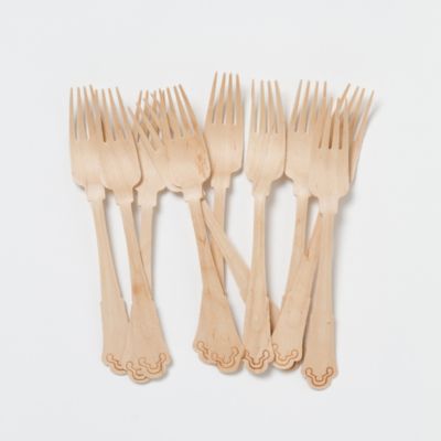 Whittled Picnic Forks