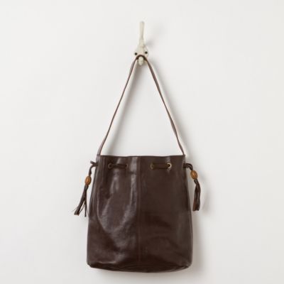 Leather Bucket Bag
