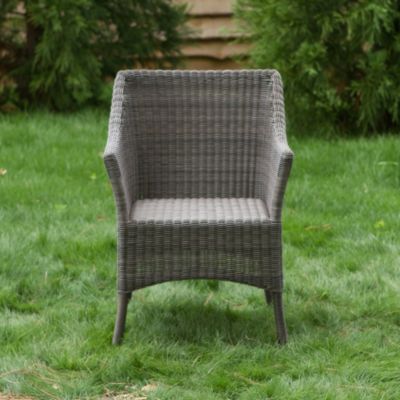 Woven Square Back Armchair