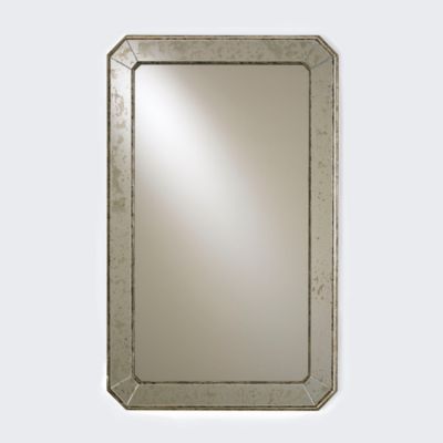 Antiqued Deco Mirror
