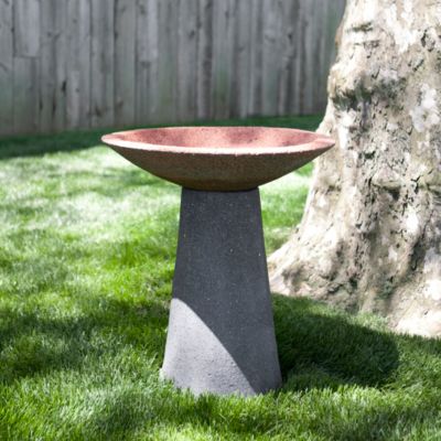 Lava Birdbath