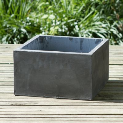 Low Fiberclay Square Planter