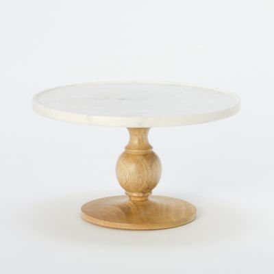 Marble &amp; Wood Cake Stand Terrain