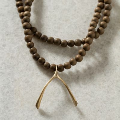 Wishbone & Beads Necklace
