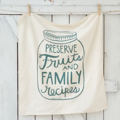 Fruit & Family Tea Towel