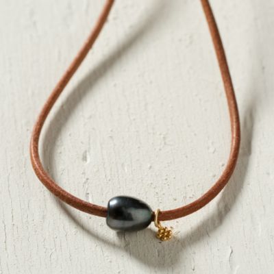 Sea & Sand Necklace, Black