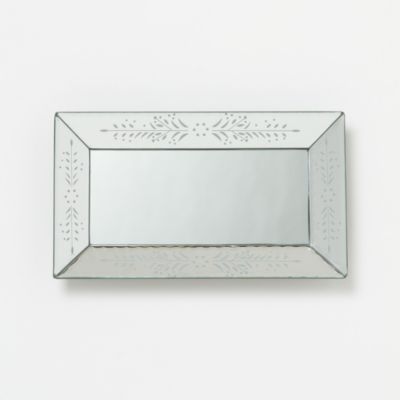 Etched Blooms Tray