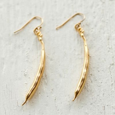 Haricot Vert Earrings
