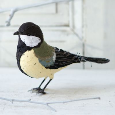 Hand-Stitched Bird in Black, by Abigail Brown
