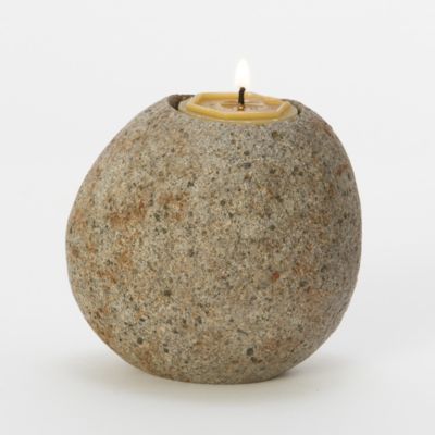 Lava Stone Votive Holder
