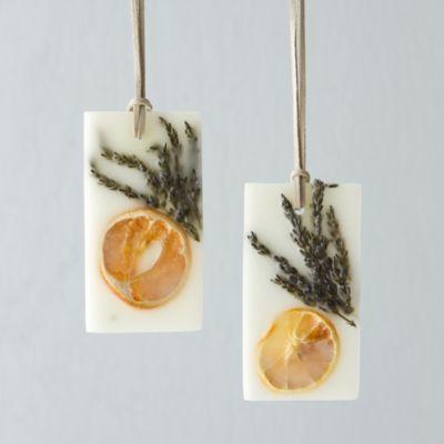 Pressed Flower Sachets, Lavender & Tangerine