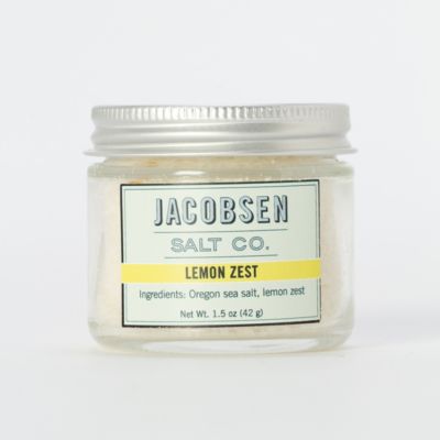 Infused Sea Salt, Lemon Zest