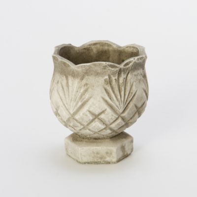 Cast Stone Tulip Pot
