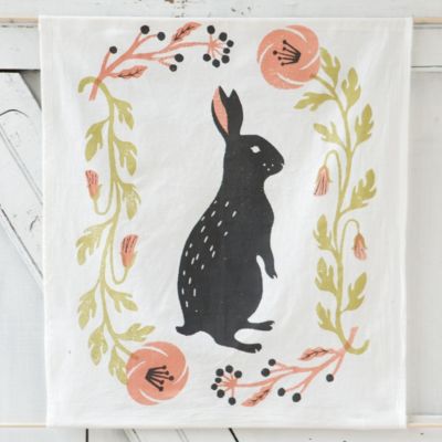 Spring Bunny Tea Towel Terrain
