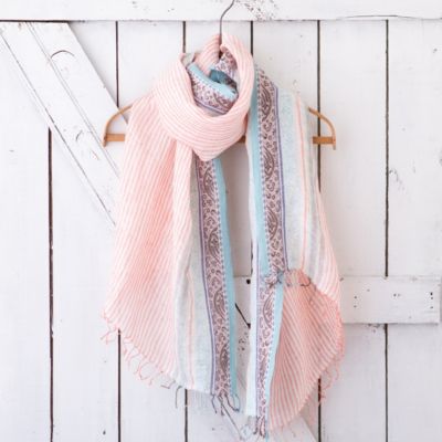 Peach Orchard Scarf
