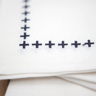 Cross Stitch Cocktail Napkin Set