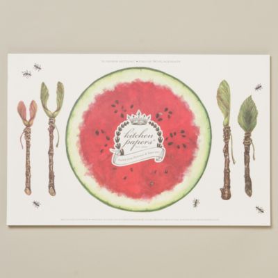 Woodland Picnic Paper Placemat Pad