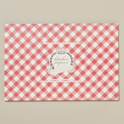 Gingham Paper Placemat Pad