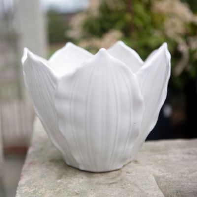 Layered Leaves Pot