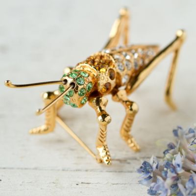 Vintage Grasshopper Brooch