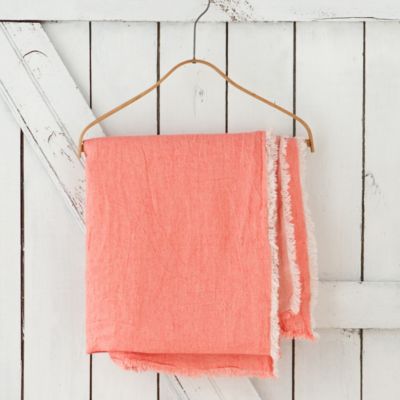 Crumpled Linen Throw