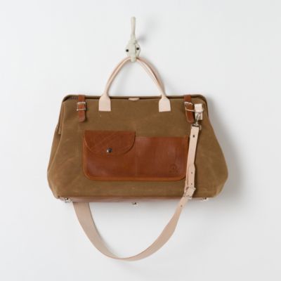 Waxed Canvas Satchel