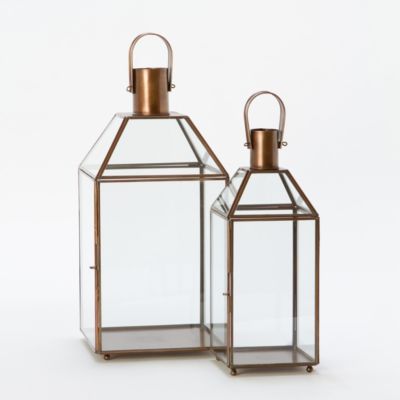 Copper & Glass Lanterns