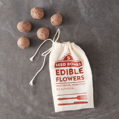Edible Flower Seed Bombs