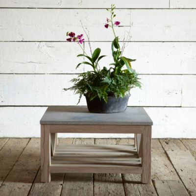 Stone & Teak Coffee Table